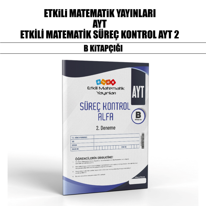 ETKİLİ MATEMATİK YAYIN YKS AYT SNV 2-B - 25-26